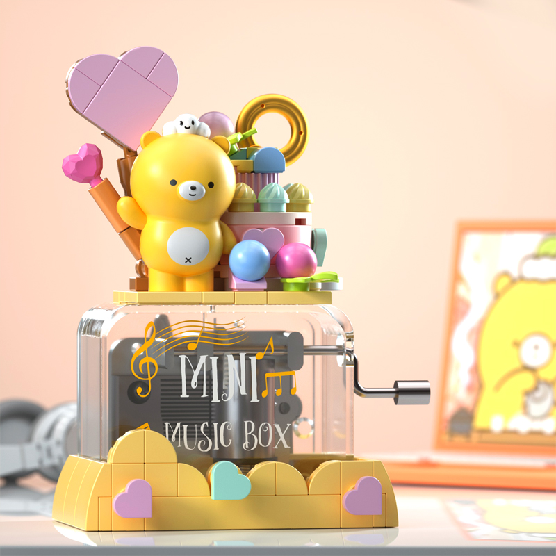 JK6201 熊大衛甜心派對音樂盒